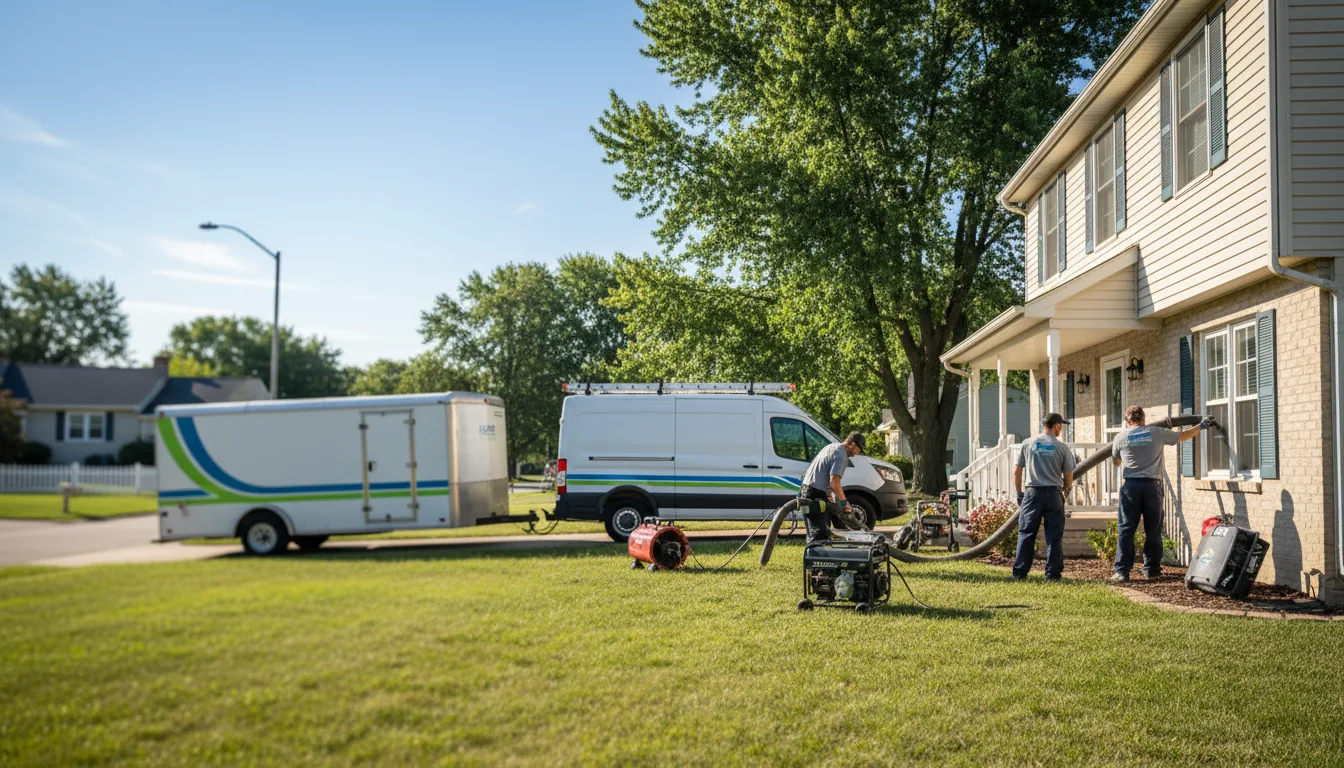Flooded Basement Restoration And Cleanup With Repair in Thompsonville, MI near me